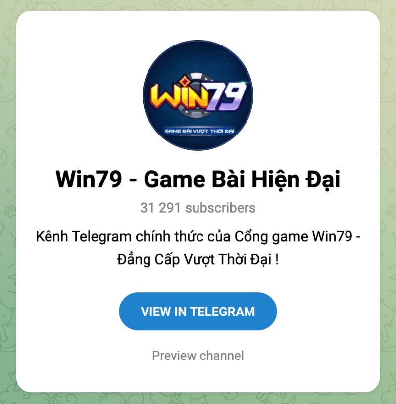 Kênh Telegram chính thức
